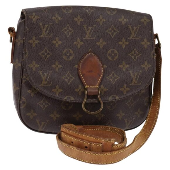 LOUIS VUITTON Monogram Saint Cloud GM Shoulder Bag